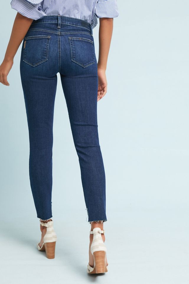Paige Verdugo Low-Rise Skinny Ankle Fray Jeans #4