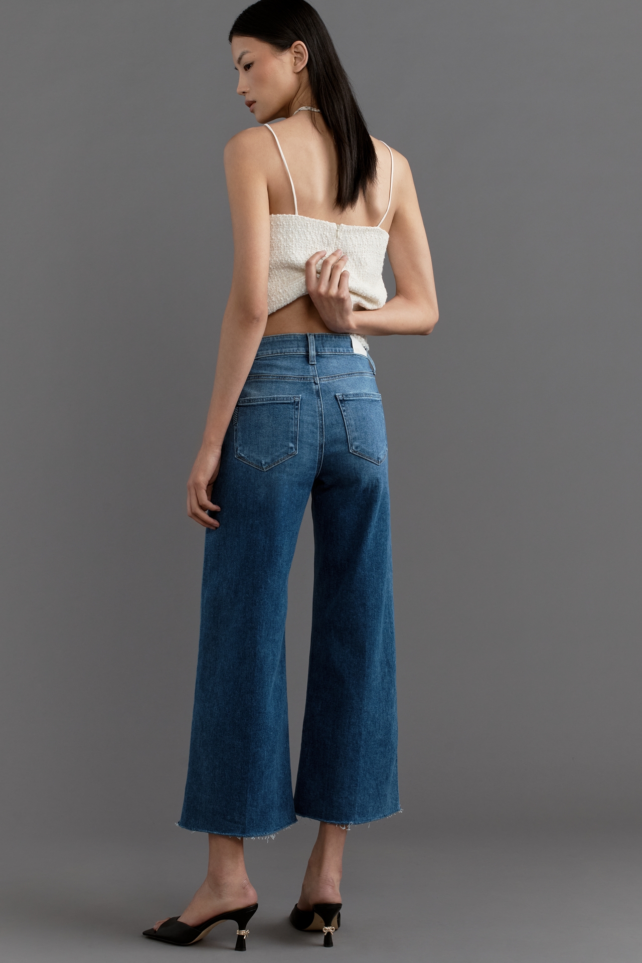 PAIGE Petite Anessa High-Rise Crop Jeans