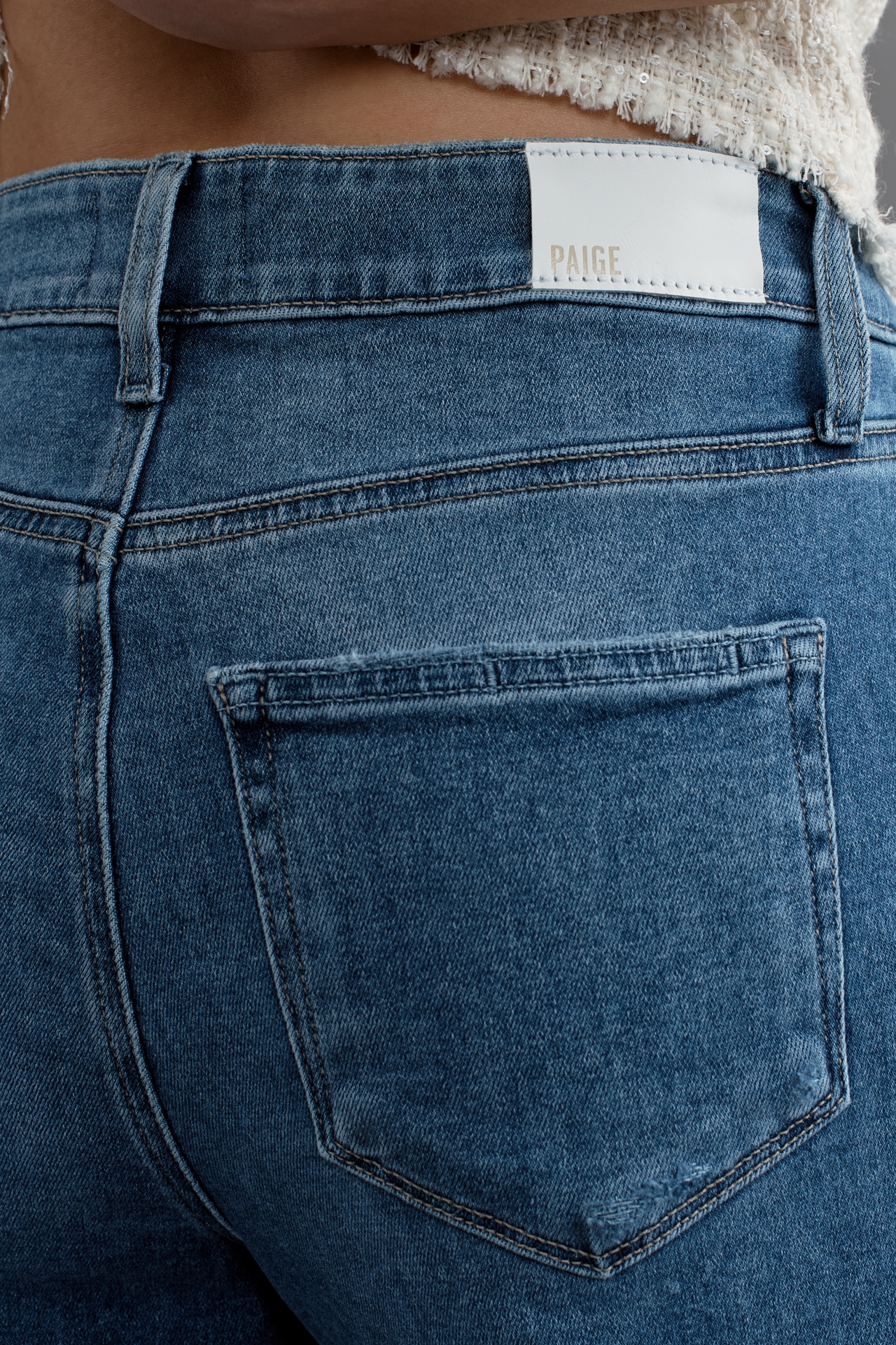 PAIGE Petite Anessa High-Rise Crop Jeans