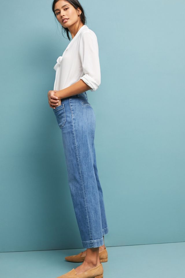 Paige Nellie High-Rise Culotte Jeans #2