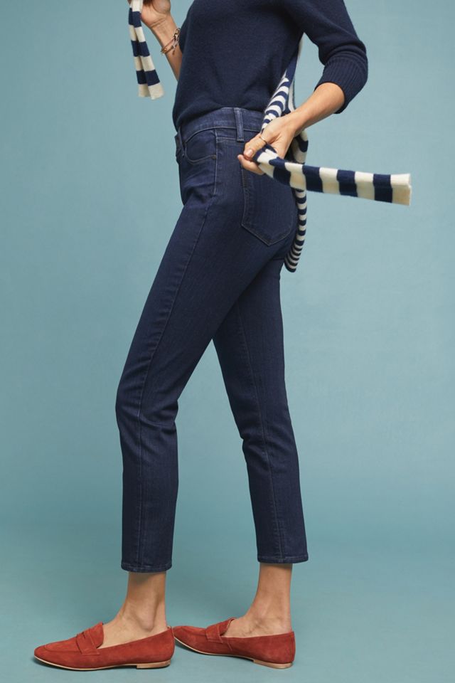 Paige Hoxton High-Rise Cropped Skinny Jeans #1