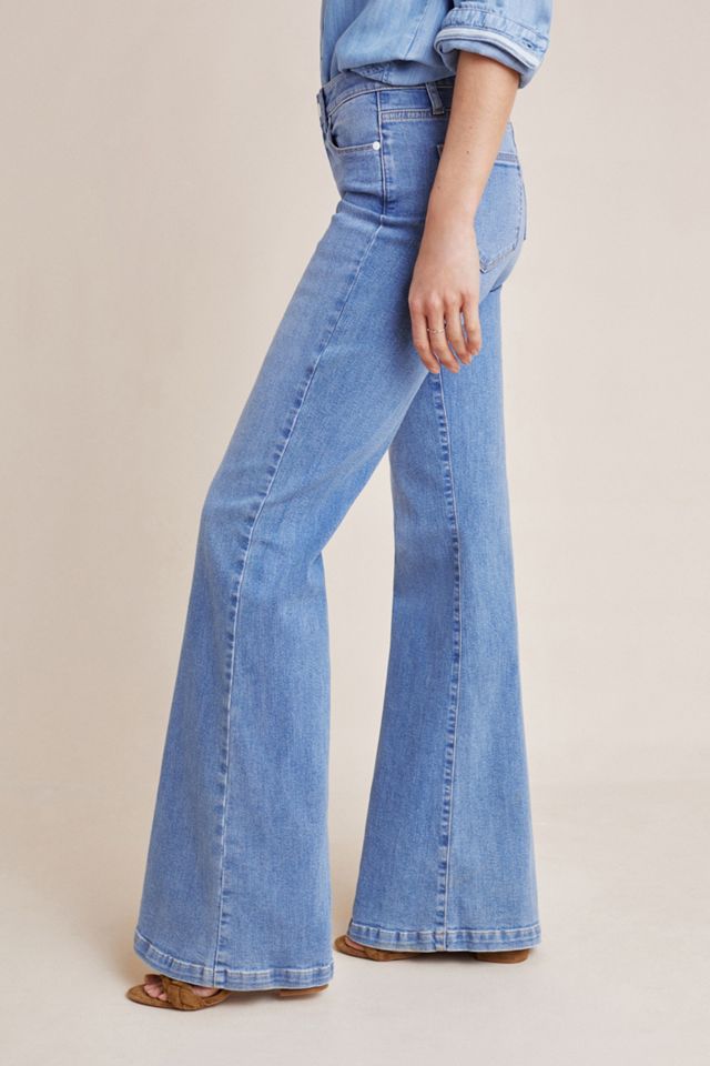 Paige Genevieve High-Rise Flare Jeans #1