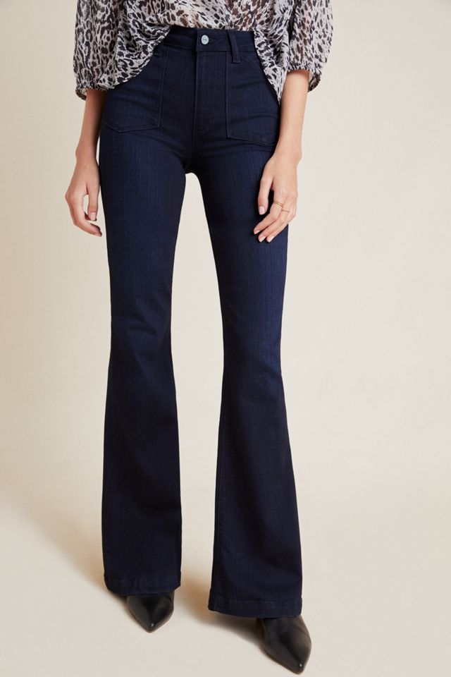 Paige Genevieve High-Rise Flare Jeans #2