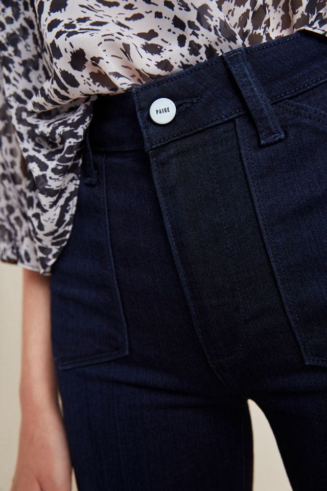 Paige Genevieve High-Rise Flare Jeans #3