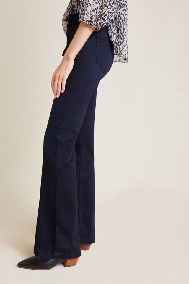 Paige Genevieve High-Rise Flare Jeans #4