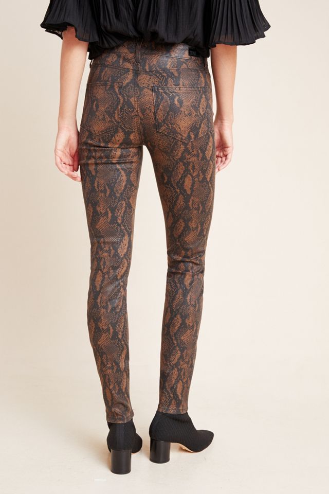 Paige online hoxton leopard jeans