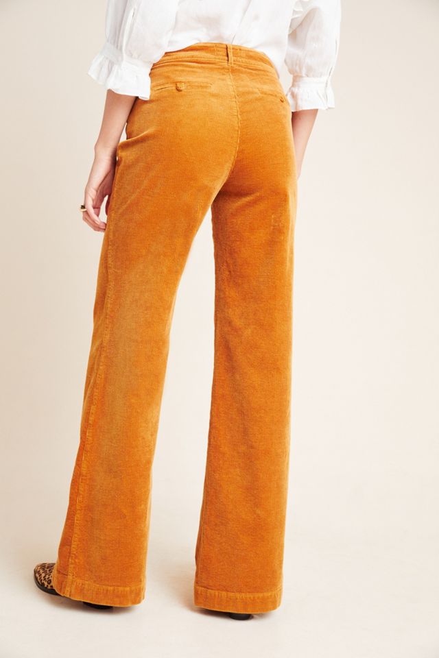 Paige Sutton High-Rise Flare Corduroy Pants #4