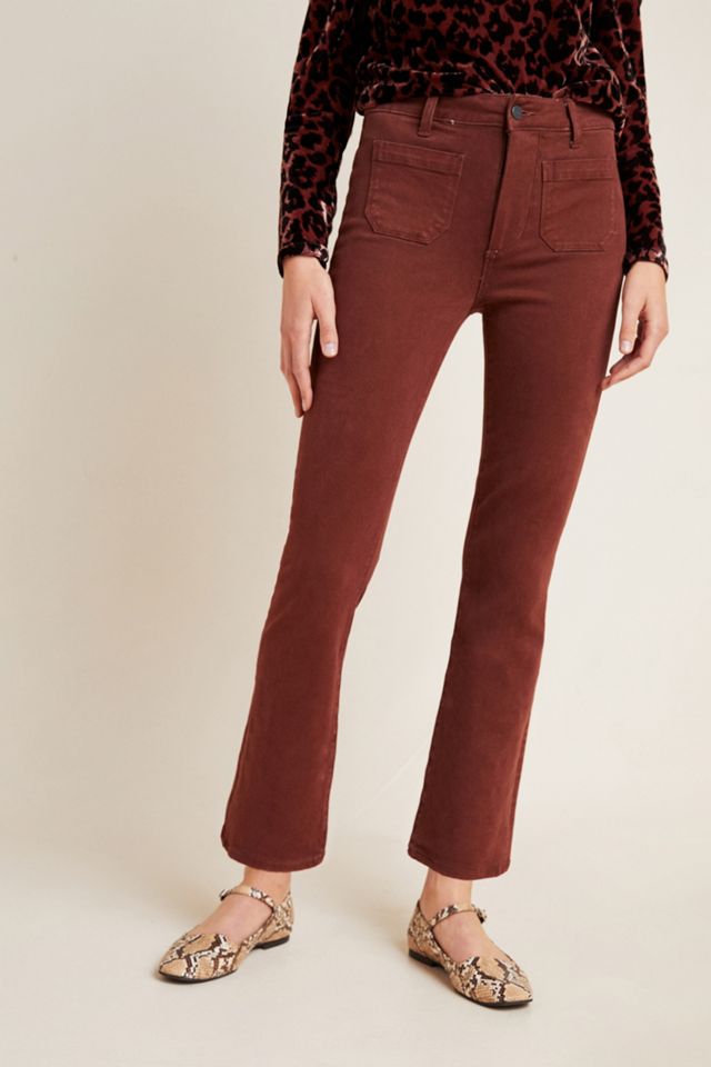 Paige Claudine High-Rise Cropped Flare Jeans #3