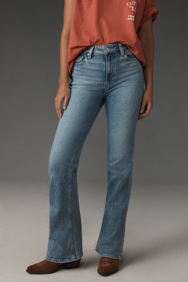 PAIGE Petite Laurel Canyon High-Rise Bootcut Jeans #1