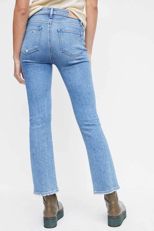 Paige Claudine Ultra High-Rise Ankle Flare Jeans #1