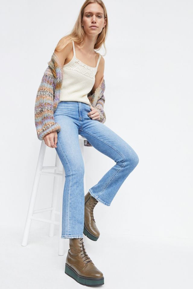 Paige Claudine Ultra High-Rise Ankle Flare Jeans