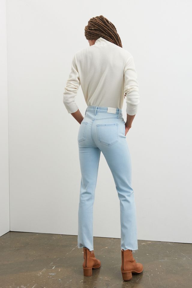 Paige Cindy Ultra High-Rise Slim Straight Jeans #1