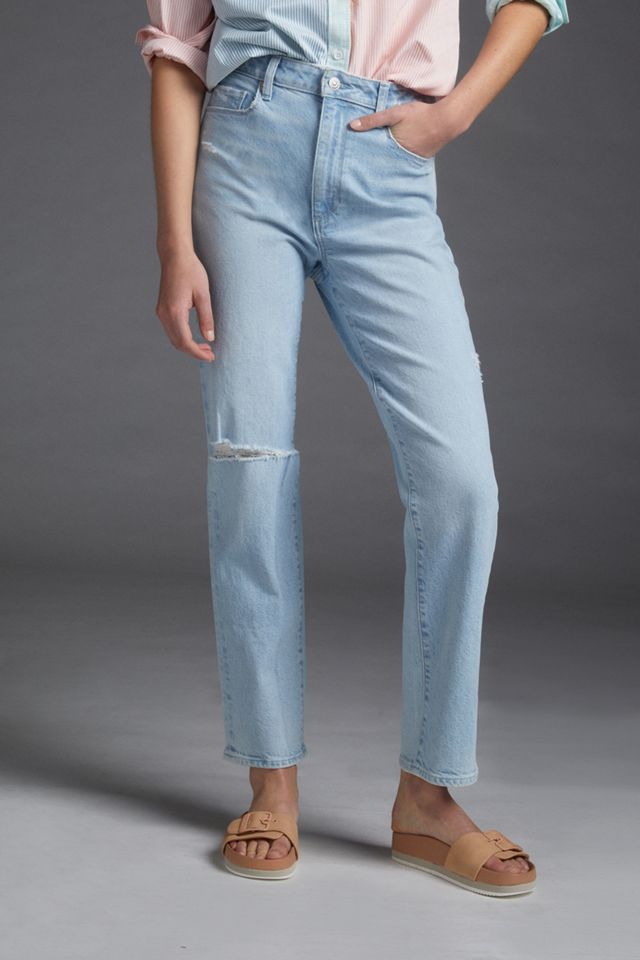 Paige Noella Ultra High-Rise Straight Jeans #1
