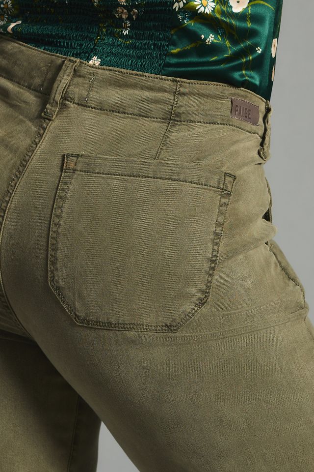 Paige Carly High-Rise Cropped Wide-Leg Jeans #5