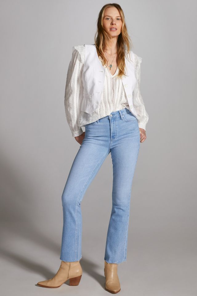 Paige Colette Cropped Flare Jeans