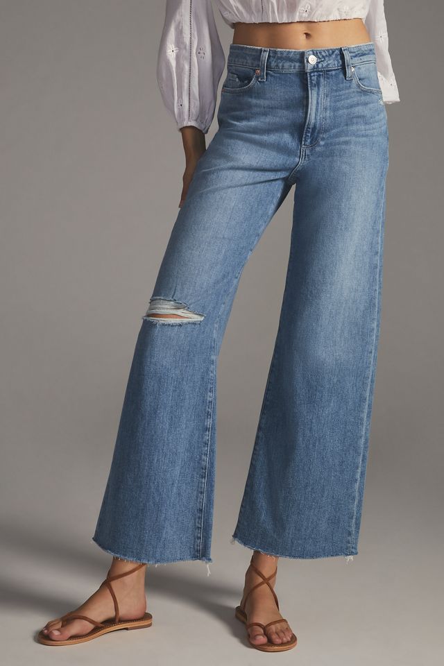 Paige Anessa High-Rise Destructed Jeans #1