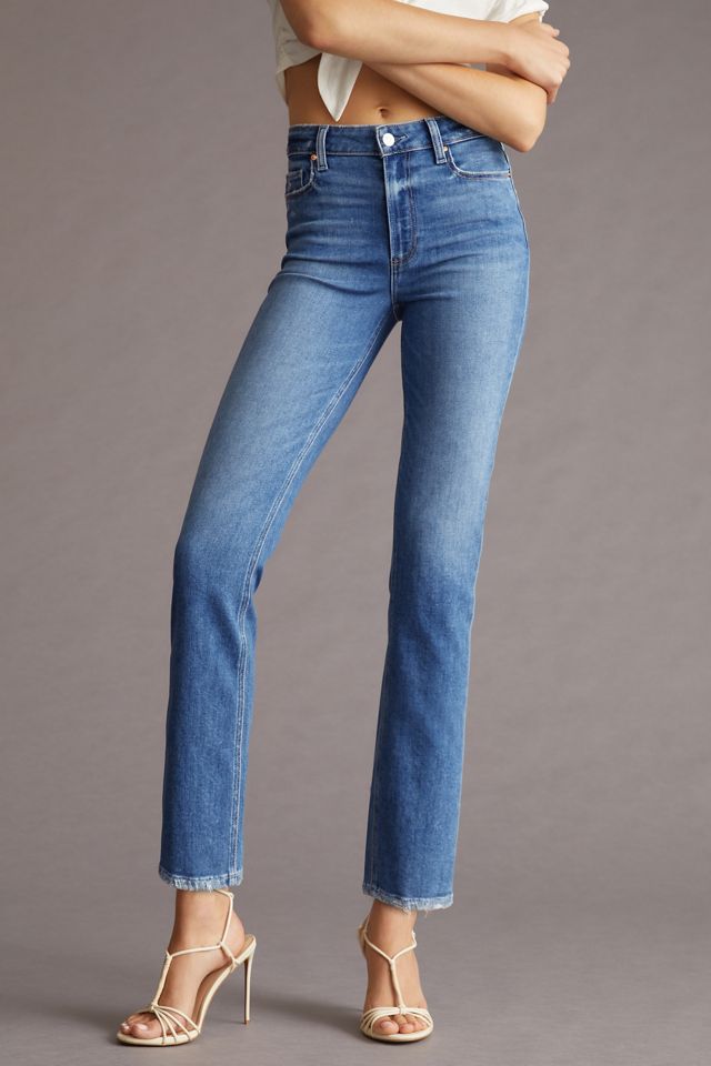 Paige Cindy High-Rise Cropped Straight Jeans #1