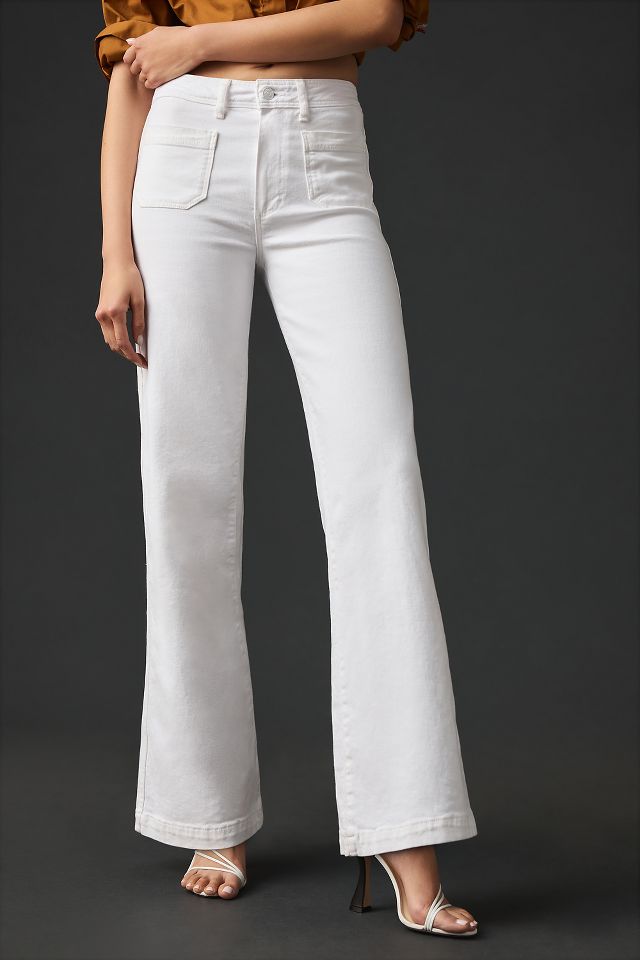 Paige Leenah High-Rise Flare Jeans | Anthropologie