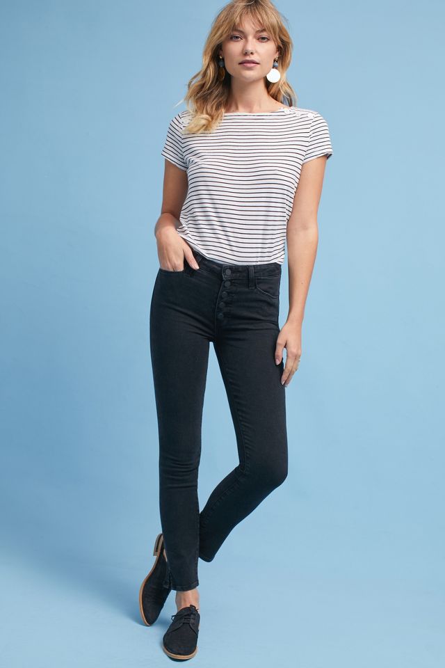 Paige Hoxton High-Rise Ultra-Skinny Ankle Jeans | Anthropologie