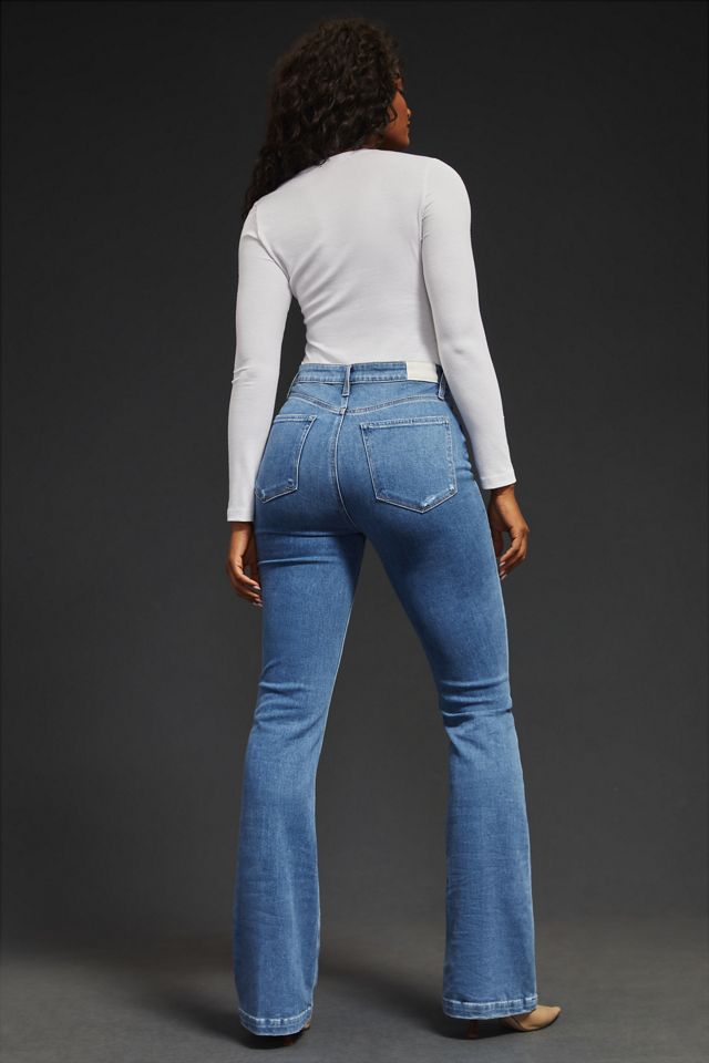 Paige Iconic High-Rise Flare Jeans #8
