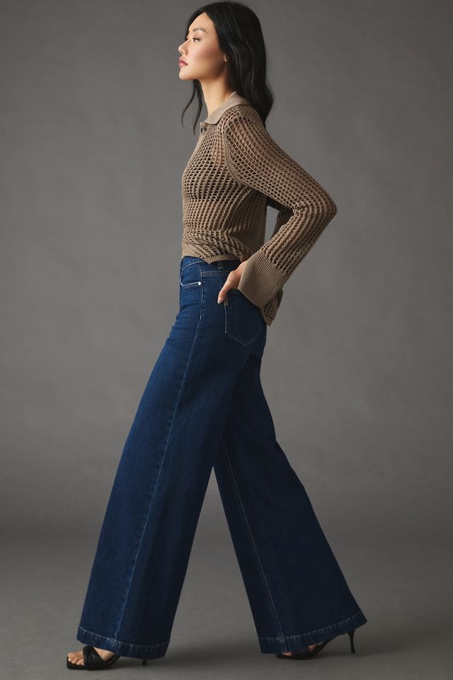 Paige Harper High-Rise Wide-Leg Jeans #3