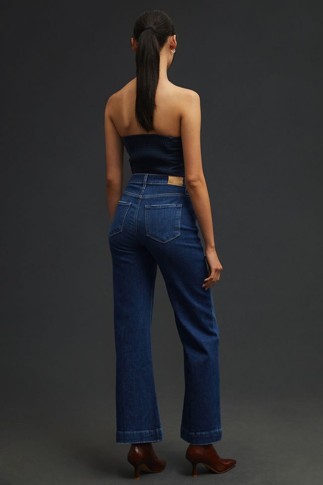 Paige Leenah High-Rise Cropped Wide-Leg Jeans #2