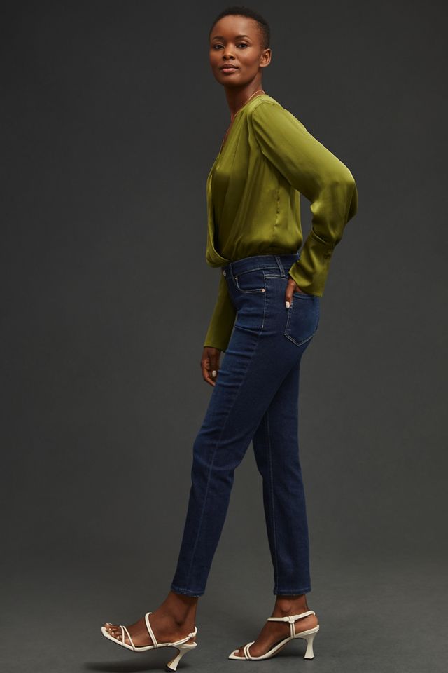 Paige Brigitte Mid-Rise Cropped Boyfriend Jeans #2