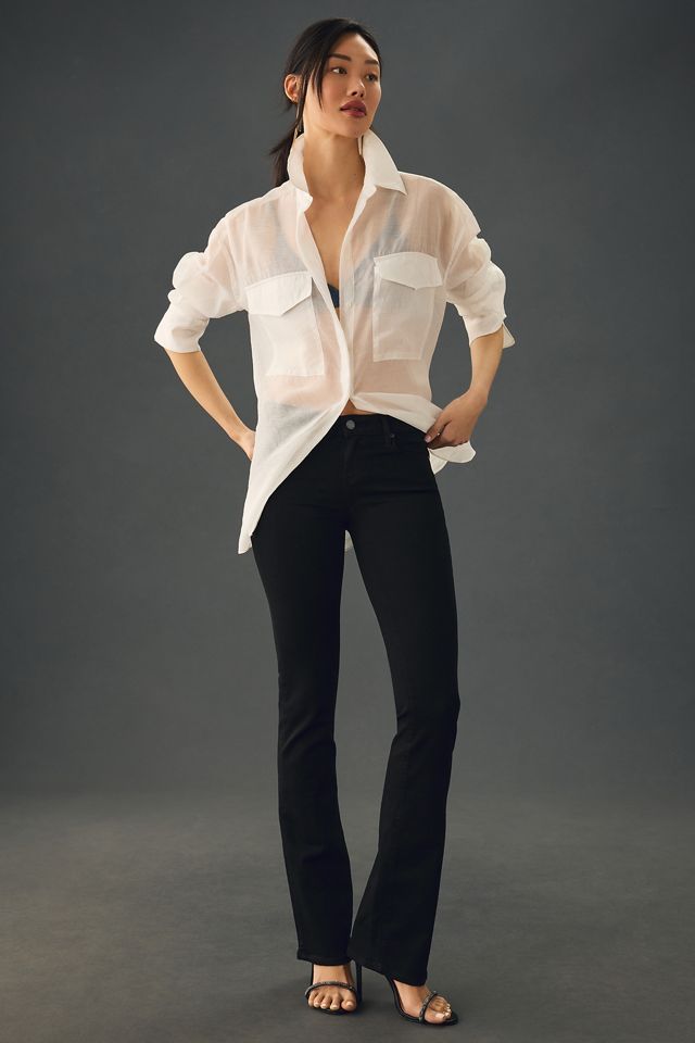 PAIGE Manhattan High-Rise Bootcut Jeans #4