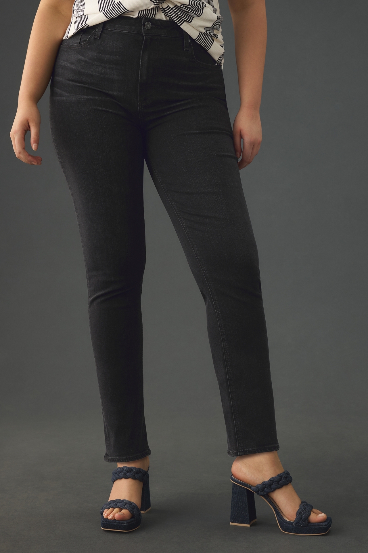 PAIGE Sarah Slim Straight Jeans