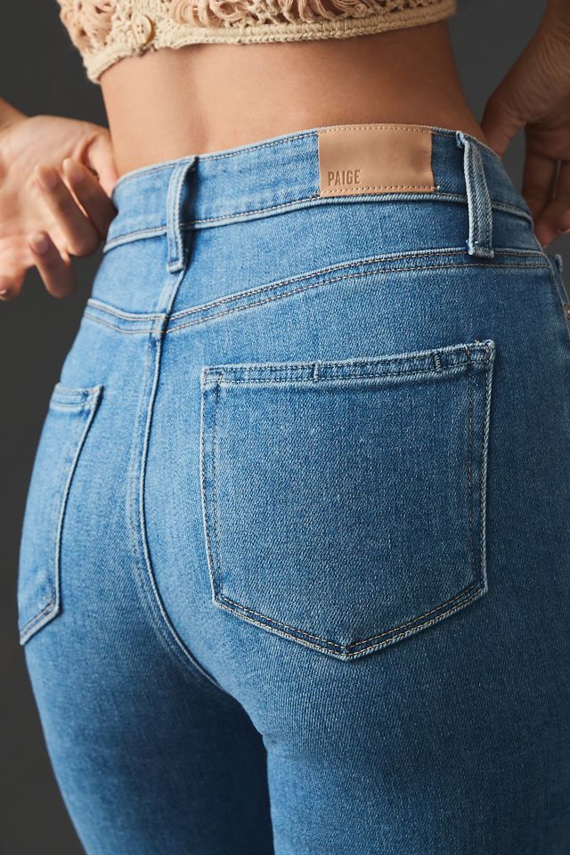 PAIGE Claudine High-Rise Crop Flare Jeans #6