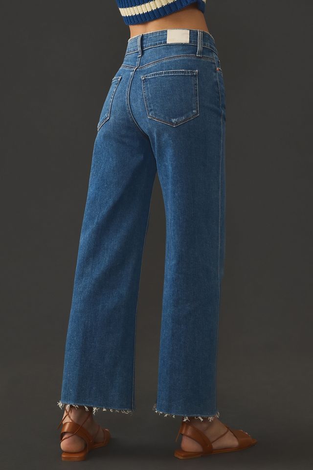 PAIGE Anessa Crop High-Rise Wide-Leg Jeans #3