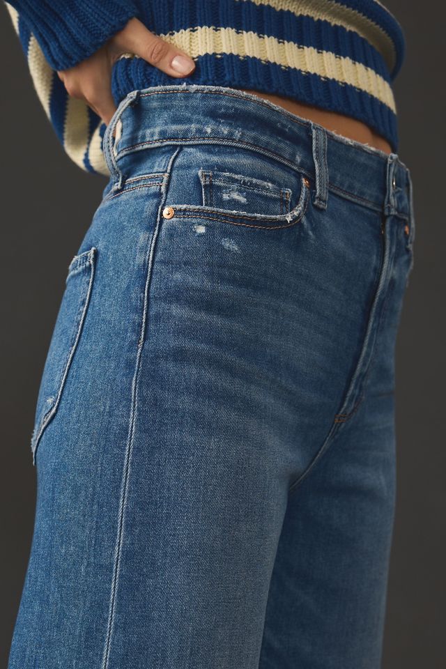 PAIGE Anessa Crop High-Rise Wide-Leg Jeans #5