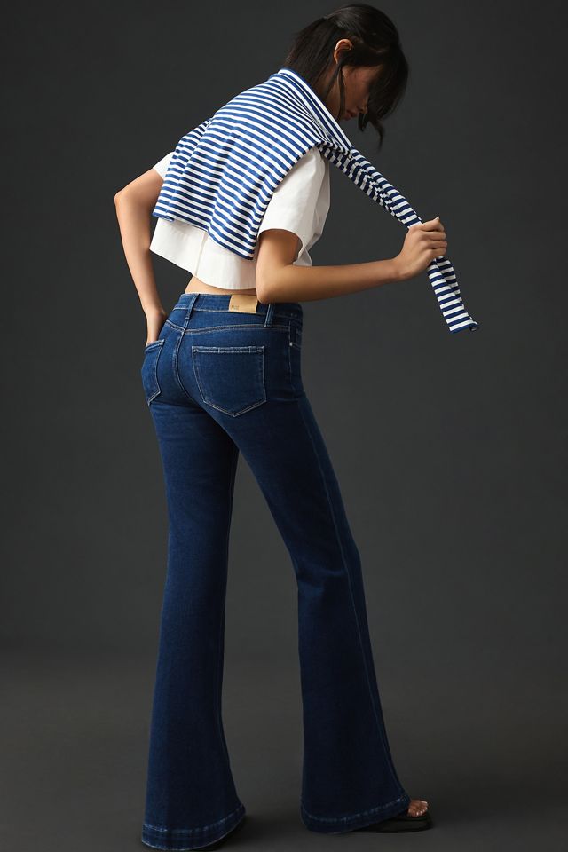Paige Genevieve High-Rise Flare Jeans #5
