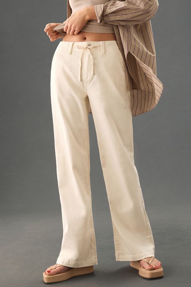 PAIGE Carly High-Rise Wide-Leg Pants #1