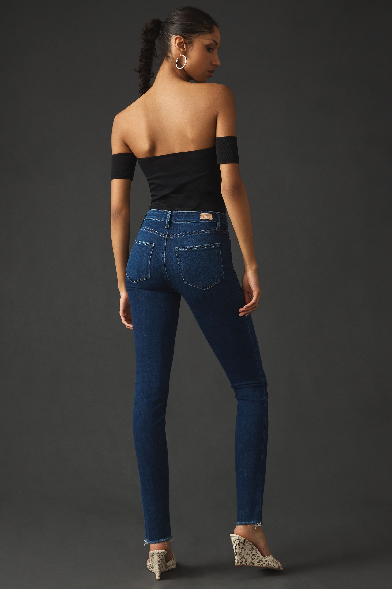 Paige Hoxton High-Rise Skinny Jeans