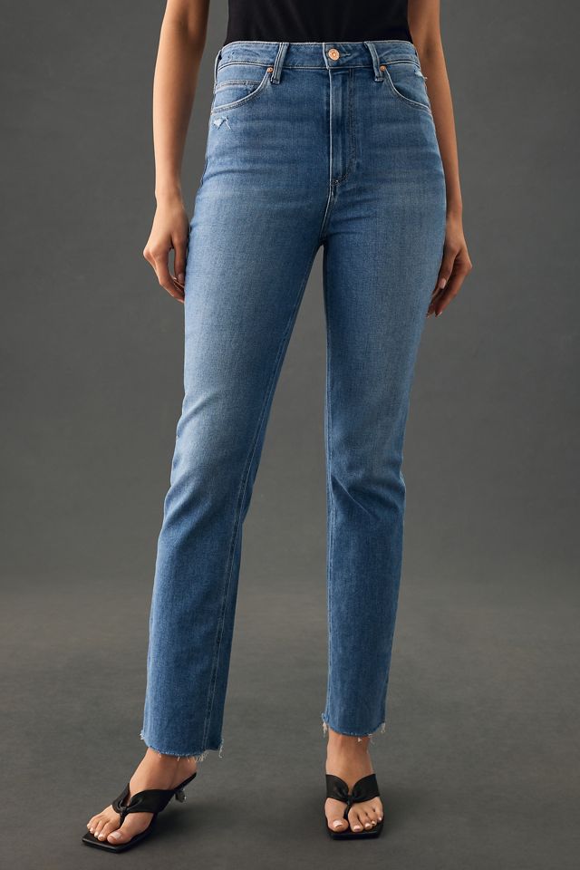 PAIGE Cindy High-Rise Straight Jeans #1