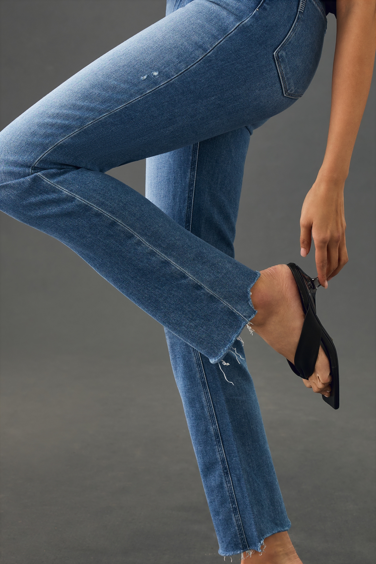 PAIGE Cindy High-Rise Straight Jeans