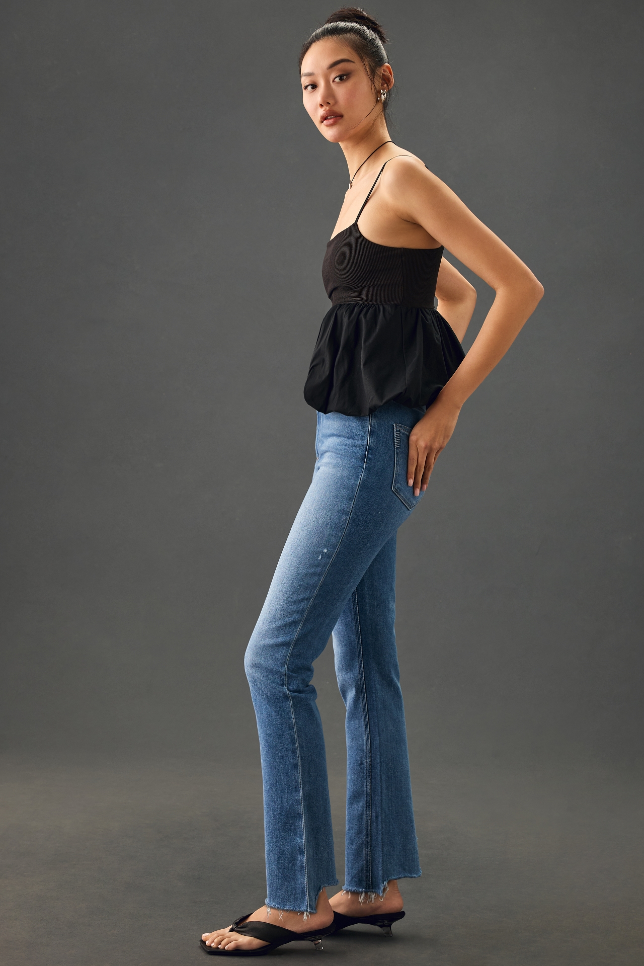 PAIGE Cindy High-Rise Straight Jeans