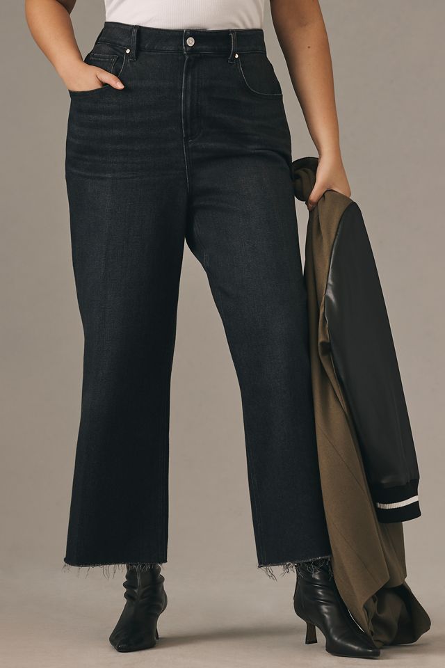 PAIGE Anessa High-Rise Wide-Leg Crop Jeans #7
