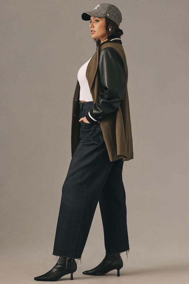 PAIGE Anessa High-Rise Wide-Leg Crop Jeans #9