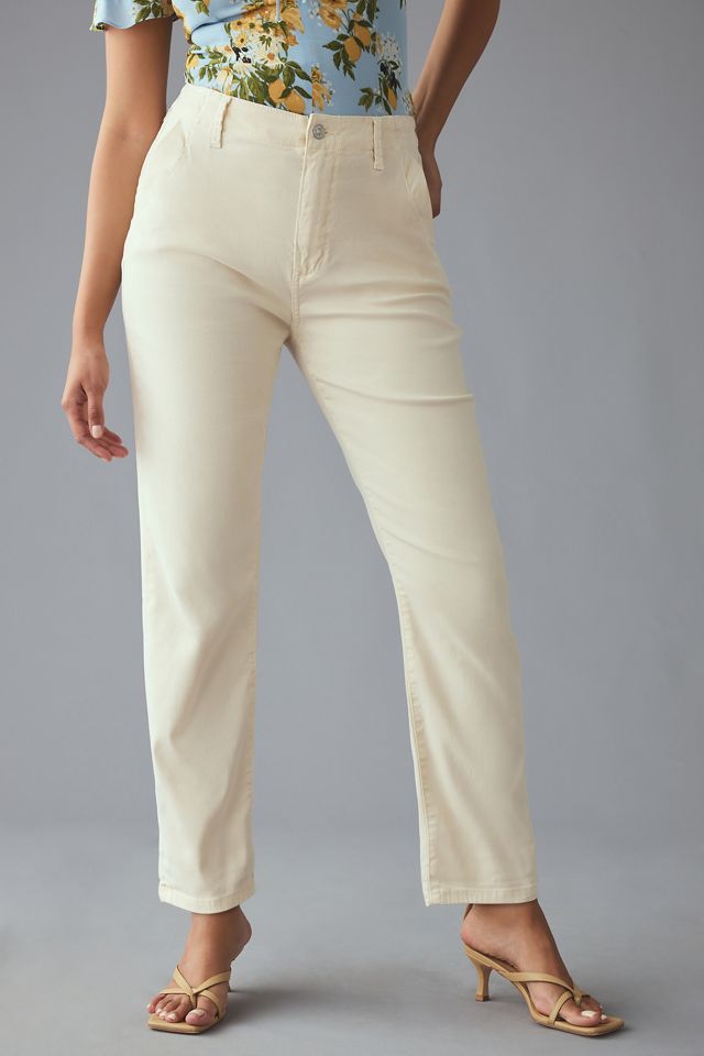 Paige Drew Mid-Rise Relaxed-Leg Jeans #1