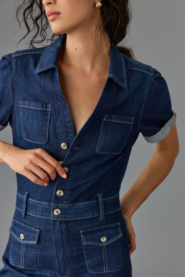 Paige Darla Denim Jumpsuit | Anthropologie