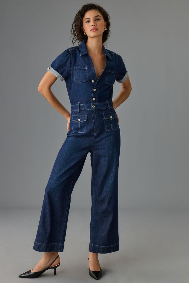 Paige Darla Denim Jumpsuit | Anthropologie