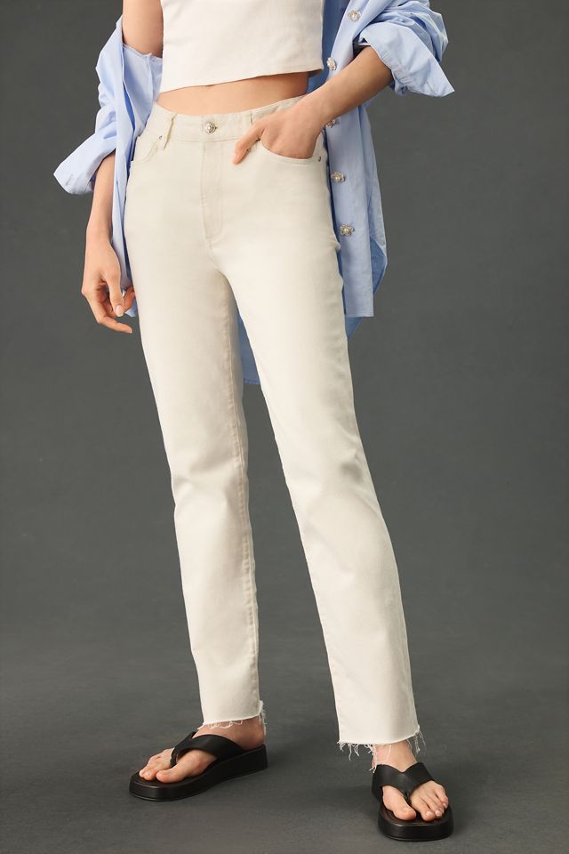 Paige Stella High-Rise Straight-Leg Jeans #1