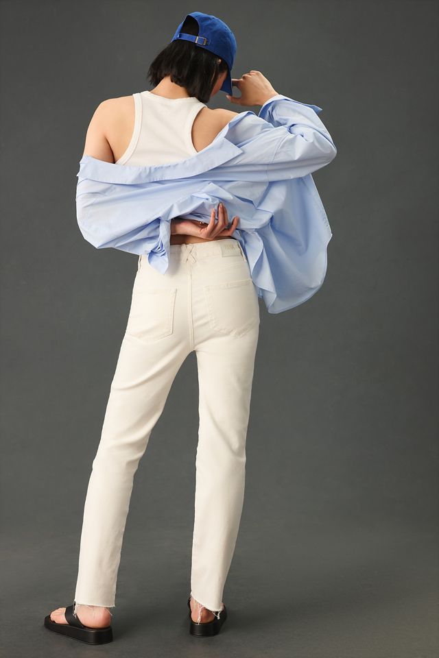 Paige Stella High-Rise Straight-Leg Jeans #2