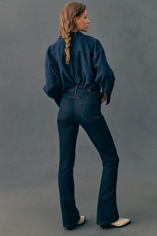 PAIGE Laurel Canyon High-Rise Flare Jeans #4
