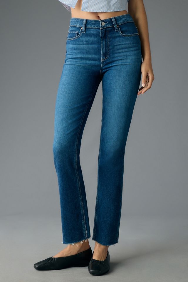 Paige The Cindy High-Rise Straight-Leg Jeans #1