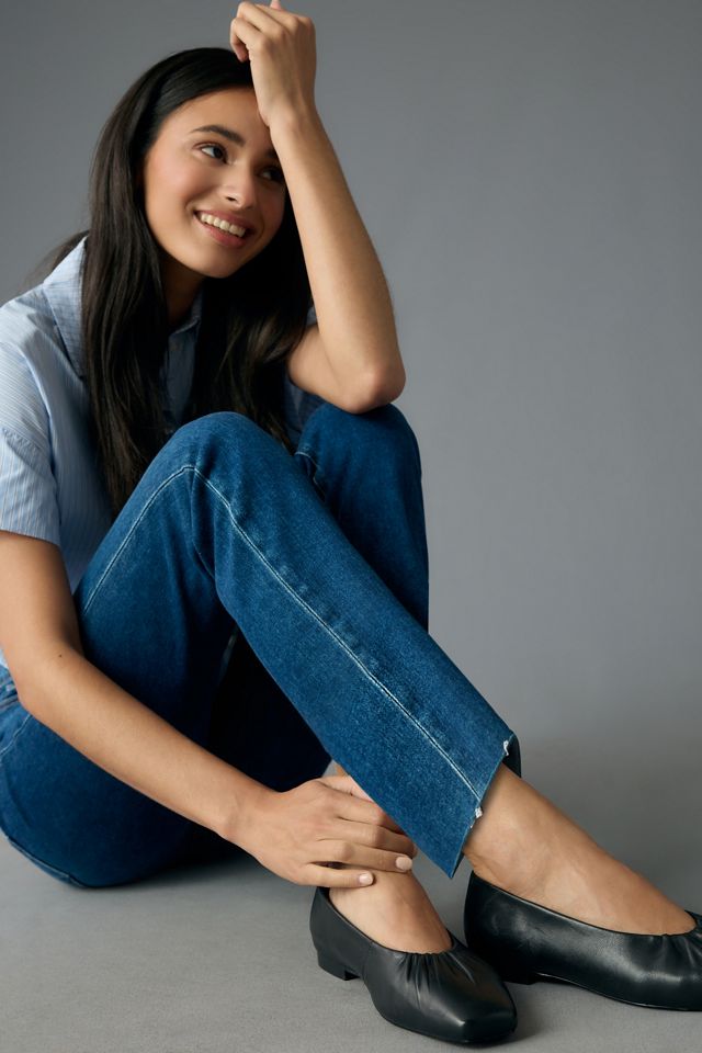 Paige The Cindy High-Rise Straight-Leg Jeans #5