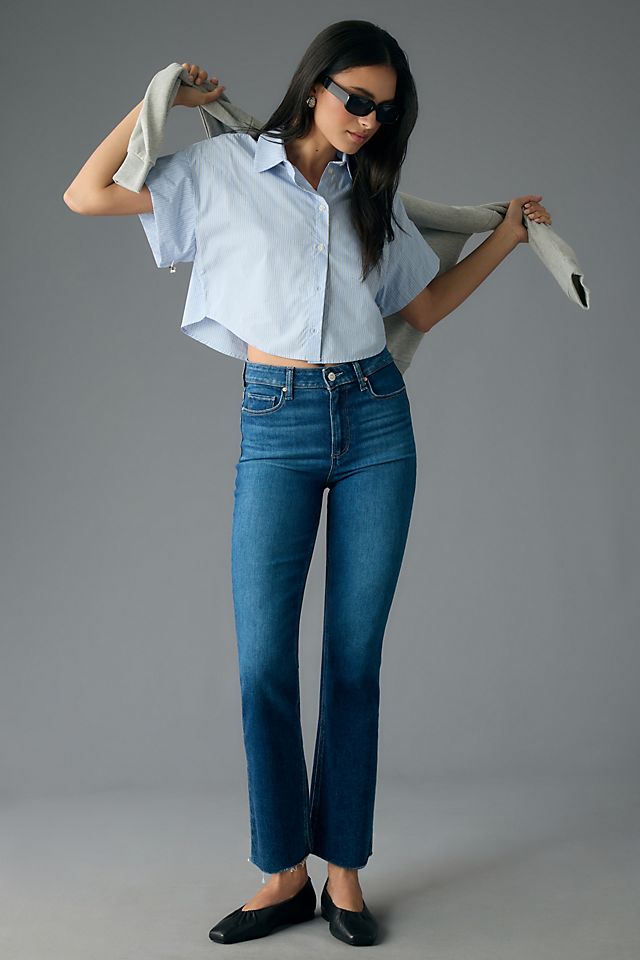 Paige The Cindy High-Rise Straight-Leg Jeans