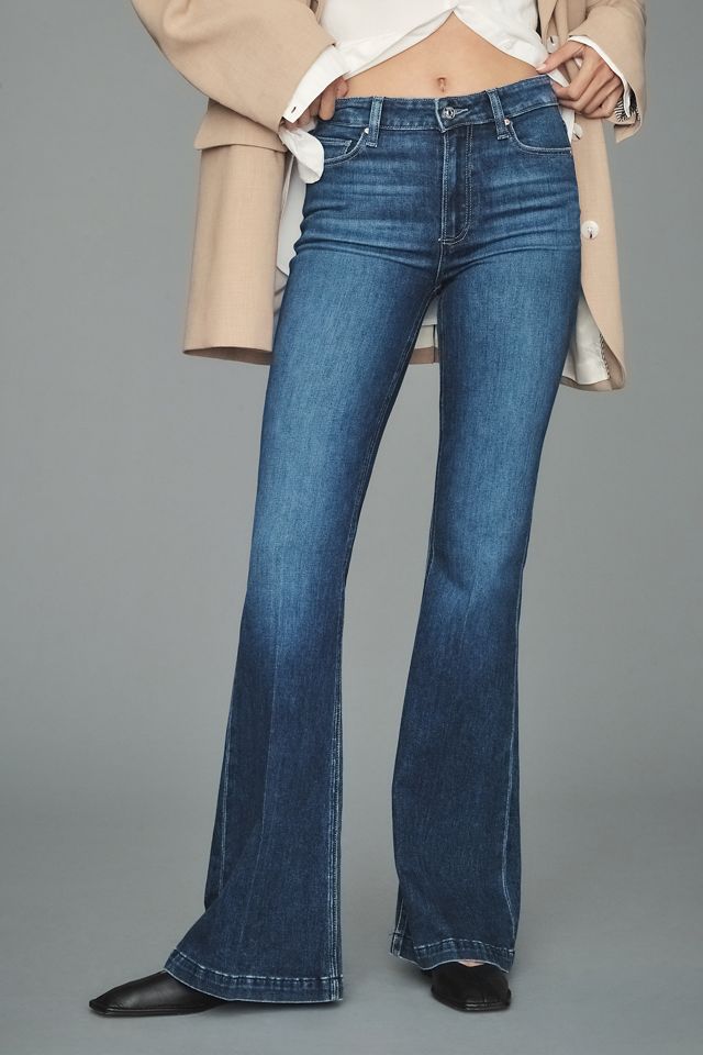 PAIGE Genevieve High-Rise Flare Jeans #1